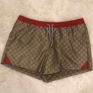 Men’s Gucci Swim Trunk 💯 Authentic size small